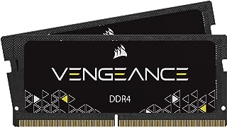 كورسير فينجانس بيرفورمانس سوديم 64 جيجابايت (2×32 جيجابايت) DDR4 3200MHz CL22 غير مخزن مؤقت لذاكرة نوت بوك AMD رايزن 4000 – اسود، سعة 64.0 GB