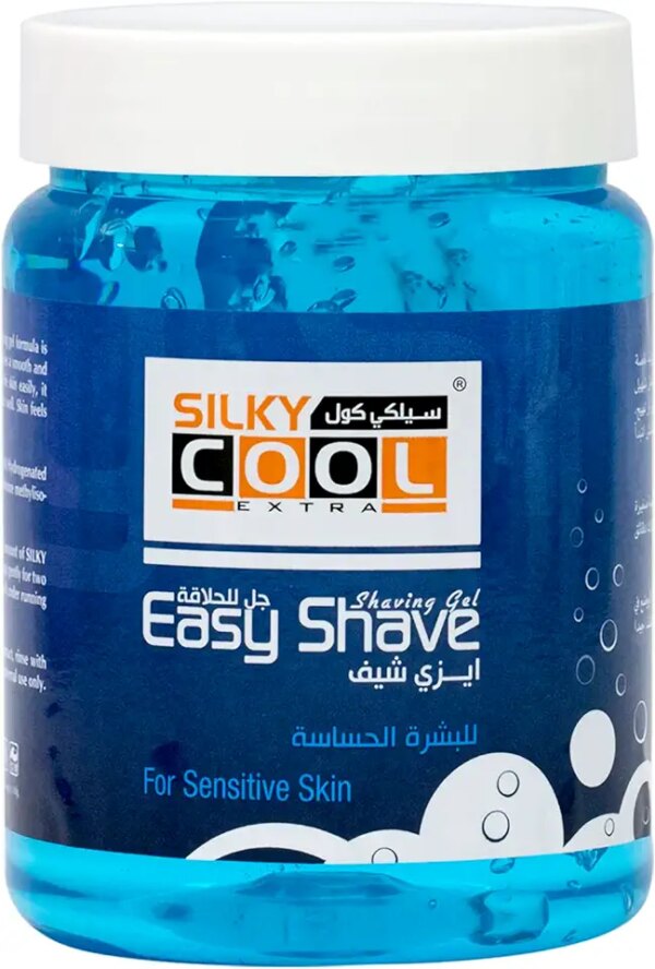 جل حلاقة سيلكي كول سهل الحلاقة | برطمان (حساس 500 مل)
