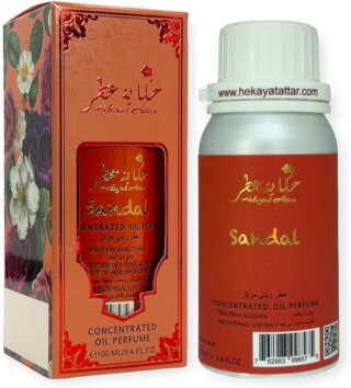 زيت عطري مركز 100 مل من صندل، للجنسين