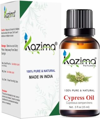 زيت السرو العطري من كازيما – طبيعي نقي 100% وغير مخفف للعناية بالبشرة والشعر (15 مل)
