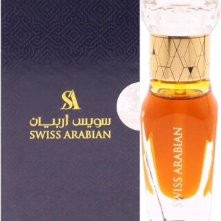 عطر امبر اورا من سويس اربيان للجنسين – منتجات عطور فاخرة من دبي – زيت عطري مميز يدوم طويلا – رائحة جذابة مصنوعة بشكل استثنائي وفاخرة – رائحة عربية فاخرة – 0.4 اونصة