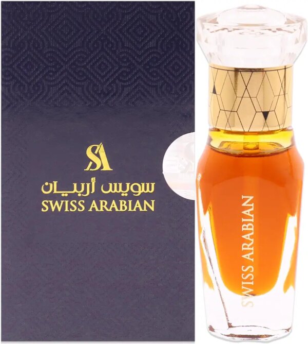 عطر امبر اورا من سويس اربيان للجنسين – منتجات عطور فاخرة من دبي – زيت عطري مميز يدوم طويلا – رائحة جذابة مصنوعة بشكل استثنائي وفاخرة – رائحة عربية فاخرة – 0.4 اونصة