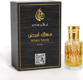 عطار المسك الأبيض، زيت عطري مركز، 6 مل، من سماوا