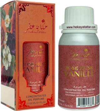 زيت عطري مركز من حكايات عطار والمسك والفانيليا سعة 100 مل | مجموعة هيريتيج من حكاية عطار