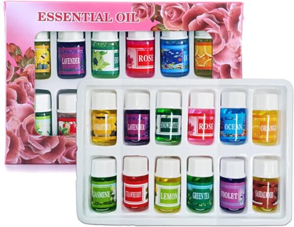 Essential Oils Set, Starter Kit Essential Oils for Diffusers for Home Aromatherapy Oils Gift Set- 24 Bottles*3mL