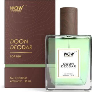 واو سكين ساينس عطر او دي بارفان من دون ديودار | هدية فاخرة لعيد الحب | عطر بخاخ فاخر يدوم طويلا للرجال | 20 مل