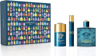 عطر ايروس من فيرساتشي، 3.4 اونصة و10 مل بخاخ او دي تواليت، 2.5 اونصة مزيل عرق صلب مجموعة جديدة للرجال 2