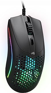 Glorious Model O 2 RGB Gaming Mouse – 59g Ultralightweight Wired Gaming Mouse – 26,000 DPI, BAMF 2.0 Optical Sensor, 6 Programmable Buttons, Backlit Ergonomic Mouse for PC & Laptop – Black