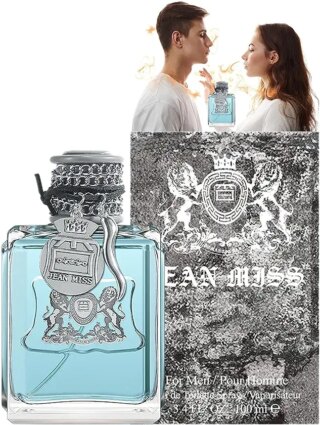 سابويل عطر الفيرومون للرجال من الفا من جيه لينوفا للرجال، عطر جين ميس كولون، عطر فيرومون للرجال من لينوفا، عطر يدوم طويلا (ازرق)، 100.0 ملليلتر