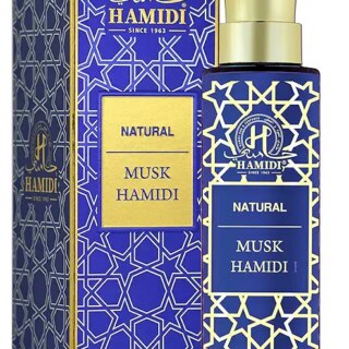 عطر ماء طبيعي خالي من الكحول يدوم طويلا برائحة المسك الازرق من مجموعة سيجنتشر من هاميدي للجنسين (100 مل)