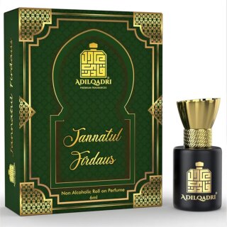 عطر جناتول الفردوس من عادل قادري، عطور عشبية وخشبية تقليدية فاخرة بدون كحولية، عطر دوار يدوم طويلا ومقطر طبيعي (6 مل)