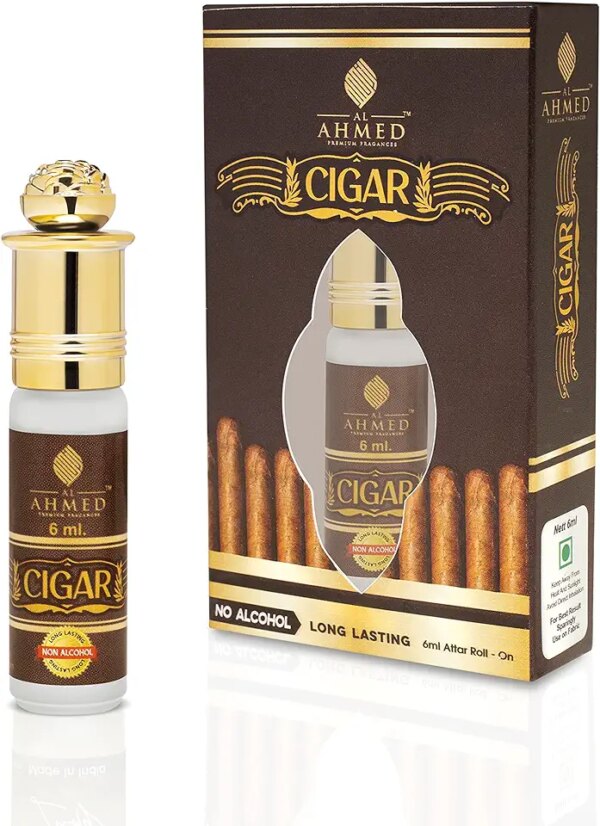 عطر سيجار يدوم طويلا براس دوارة للجنسين من مجموعة عطار من الاحمد