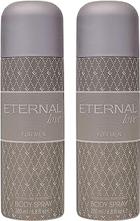 Eternal Love Body Spray Men 200ml (Pack of 2)