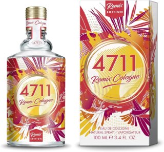 4711 ريمكس كولونيا جريب فروت – بخاخ او دي كولون – عطر طبيعي برائحة الفواكه الحمضية من شذى الجريب فروت – رائحة منعشة منشطة – 100 مل، للجنسين